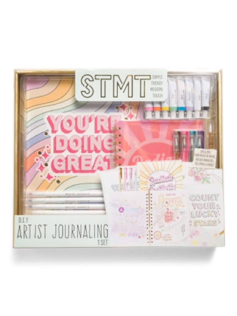 Pink & Multicolor Artist Journaling Kit